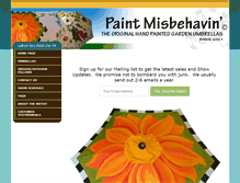 Tablet Screenshot of paintmisbehavin7.com